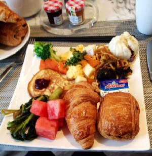 Beijing Hilton breakfast my plate.JPG