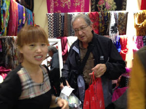 Beijing saleswoman and my 