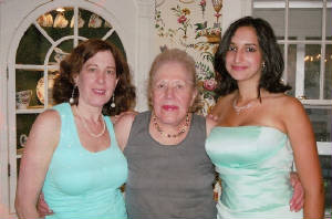 With Grandma Bunnie (center) before Allegra's prom.jpg