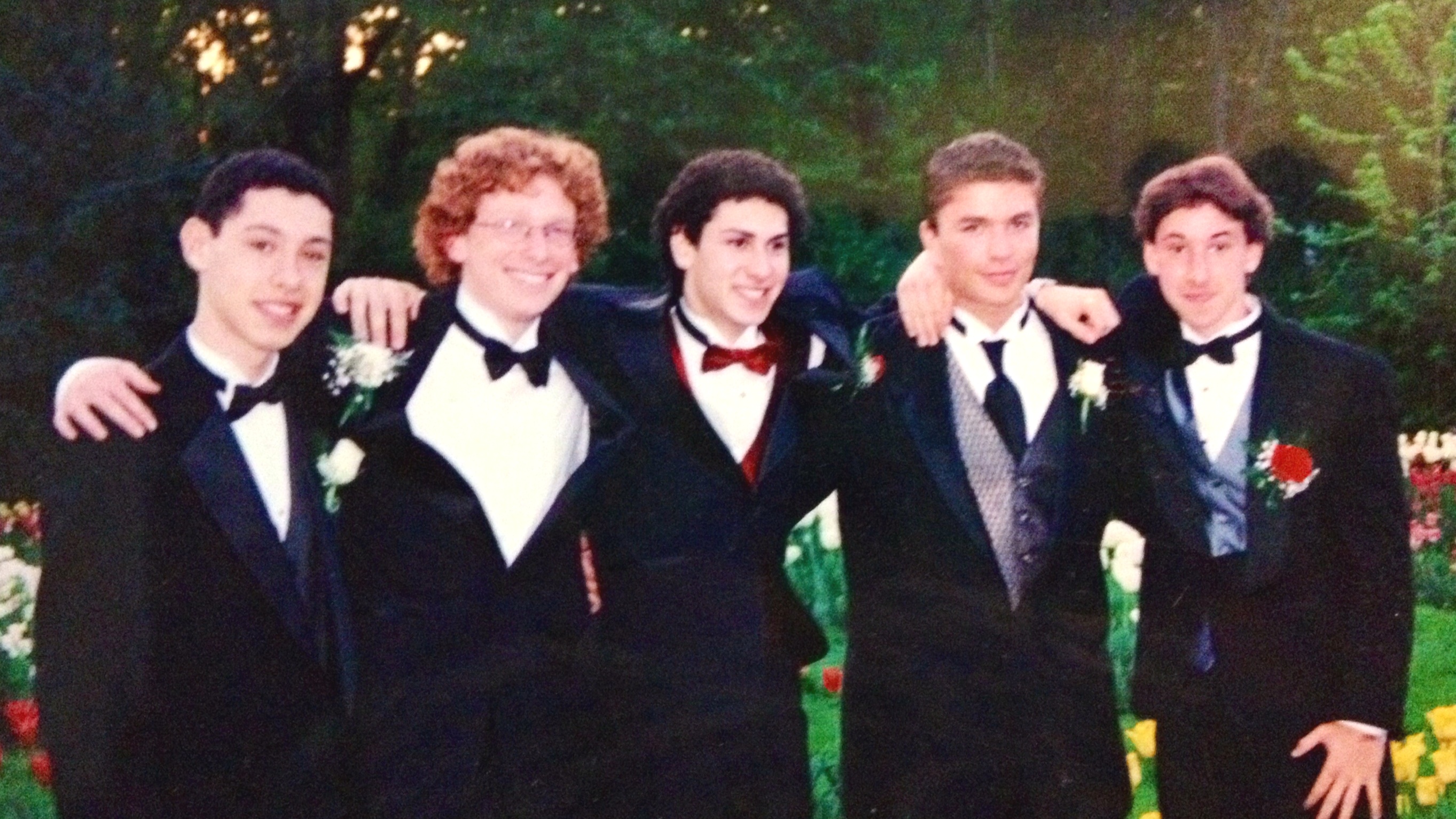 Aidan and friends at the prom.JPG
