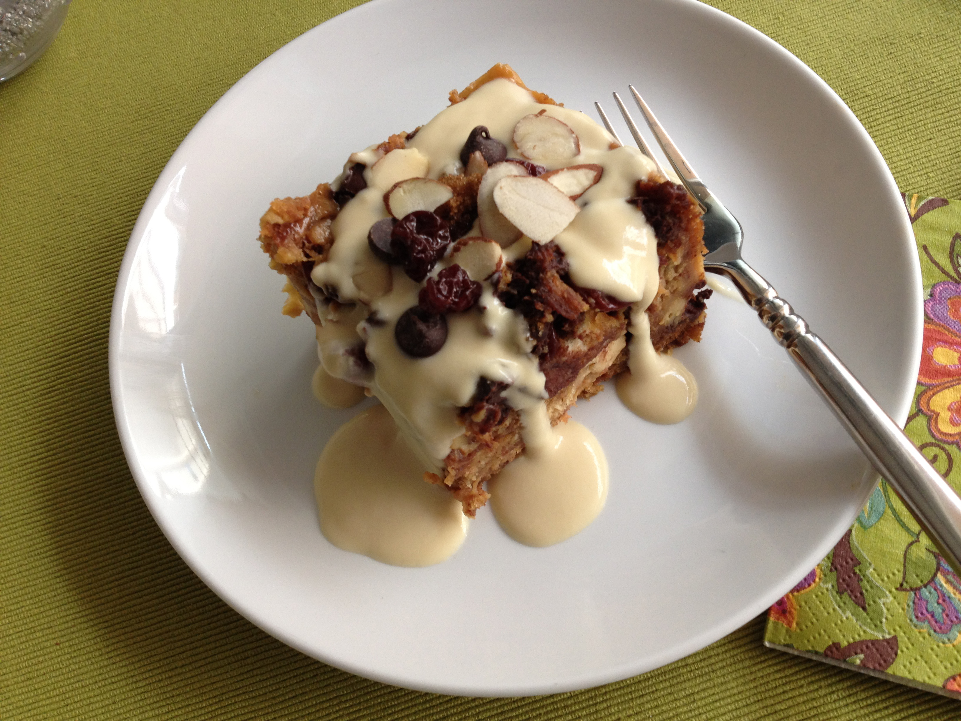 Chocolate bread pudding with creme anglaise.jpg