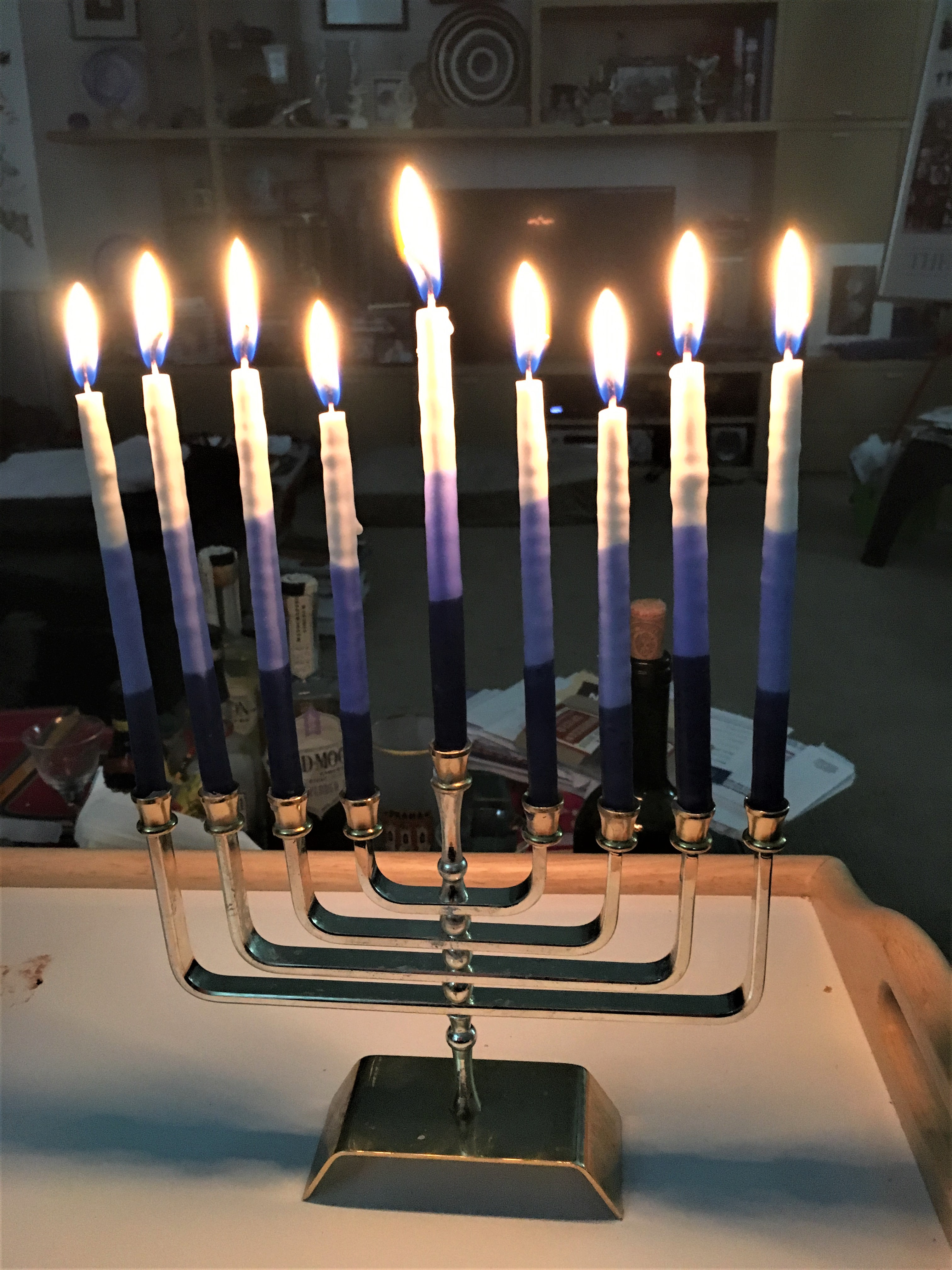 Menorah on last night of Hanukkah.JPG