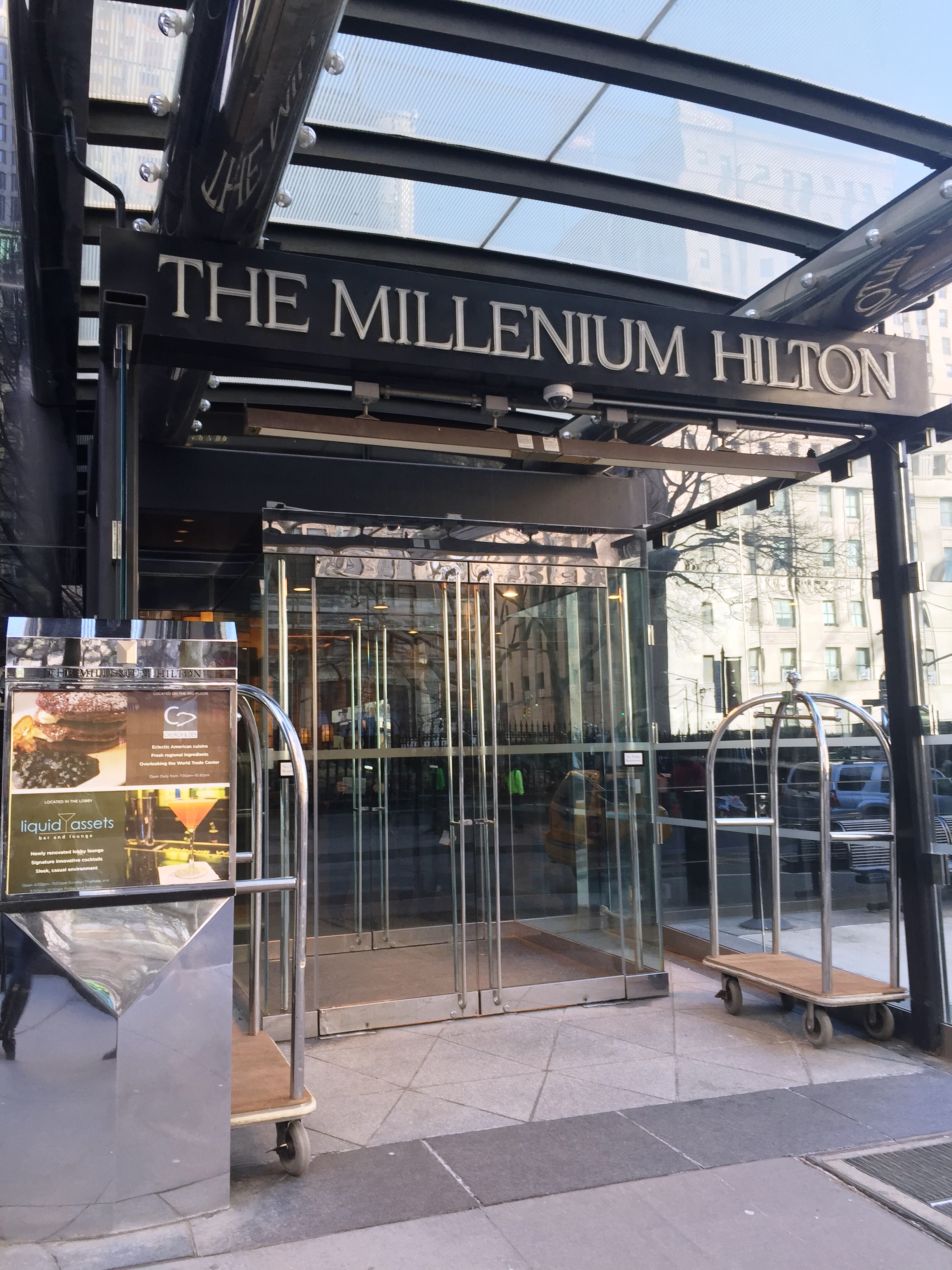 Millenium Hilton hotel downtown.JPG