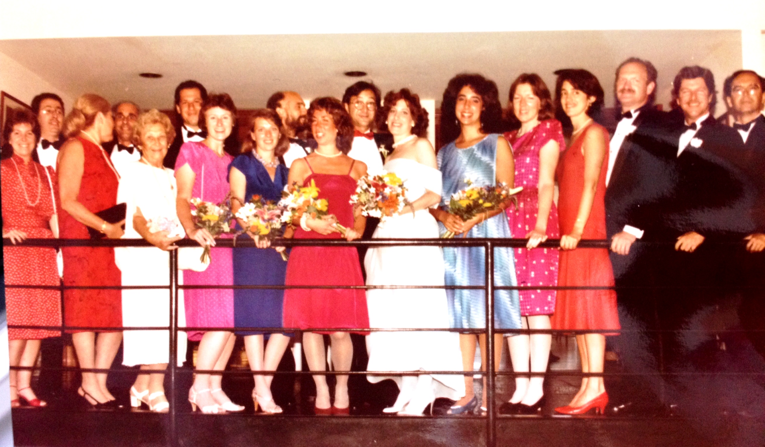 Our wedding party on The Water Club balcony.JPG