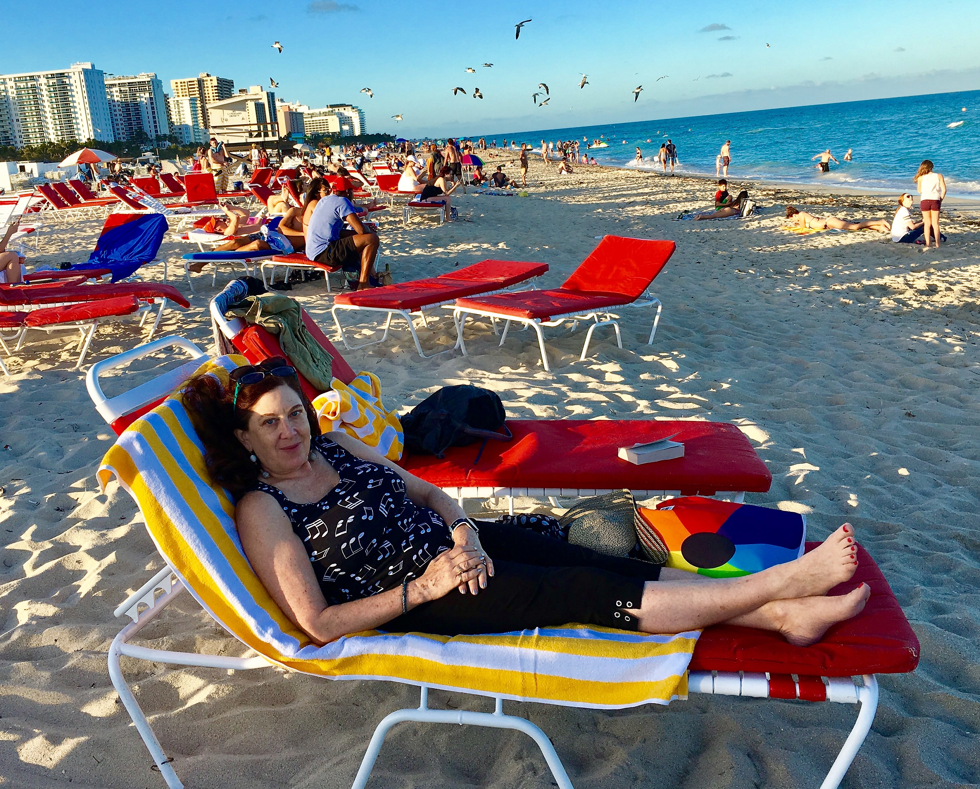 Getting away from it all in Miami Beach.JPG