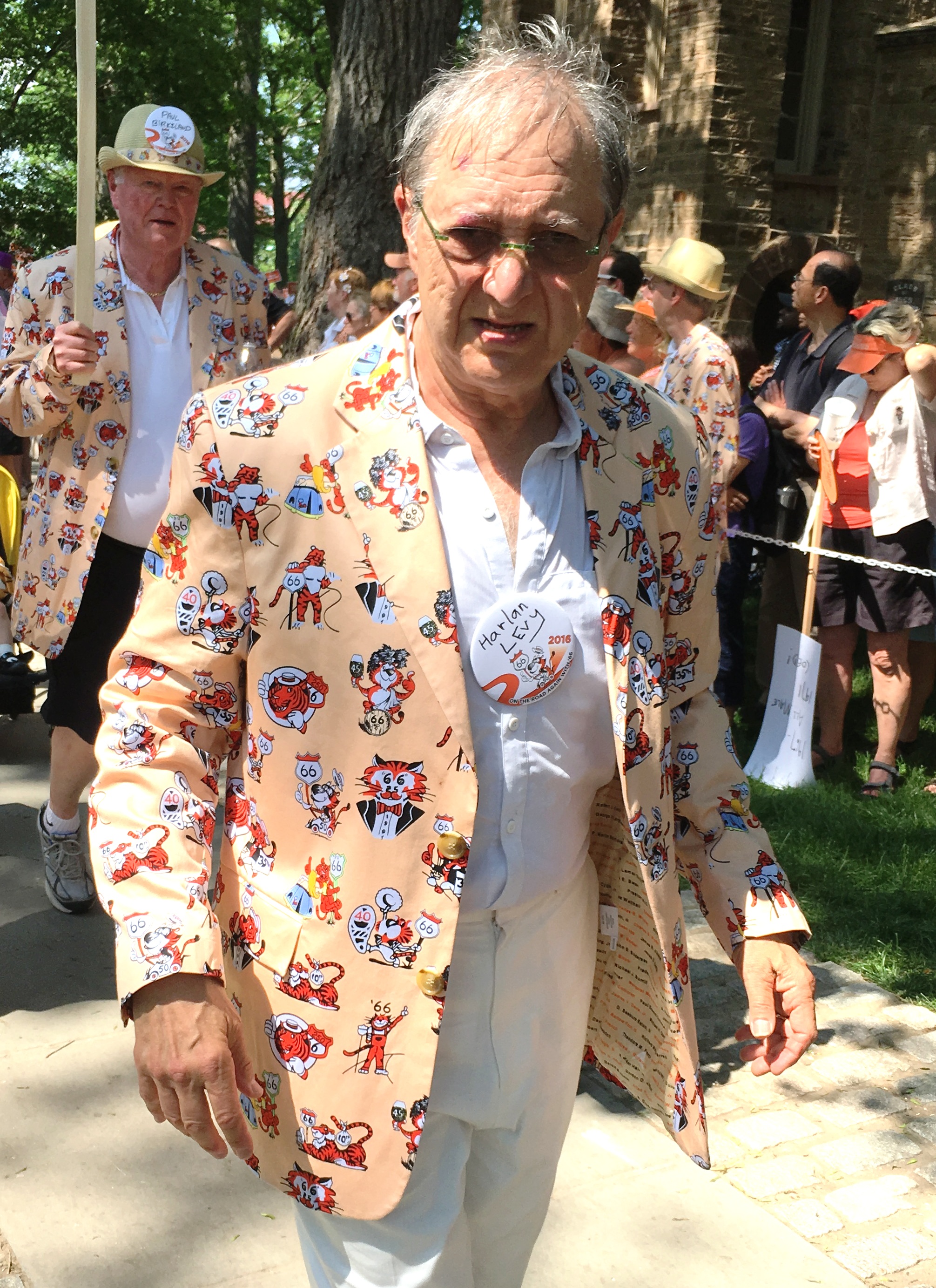 Harlan in his Princeton class of '66 tiger blazer.JPG