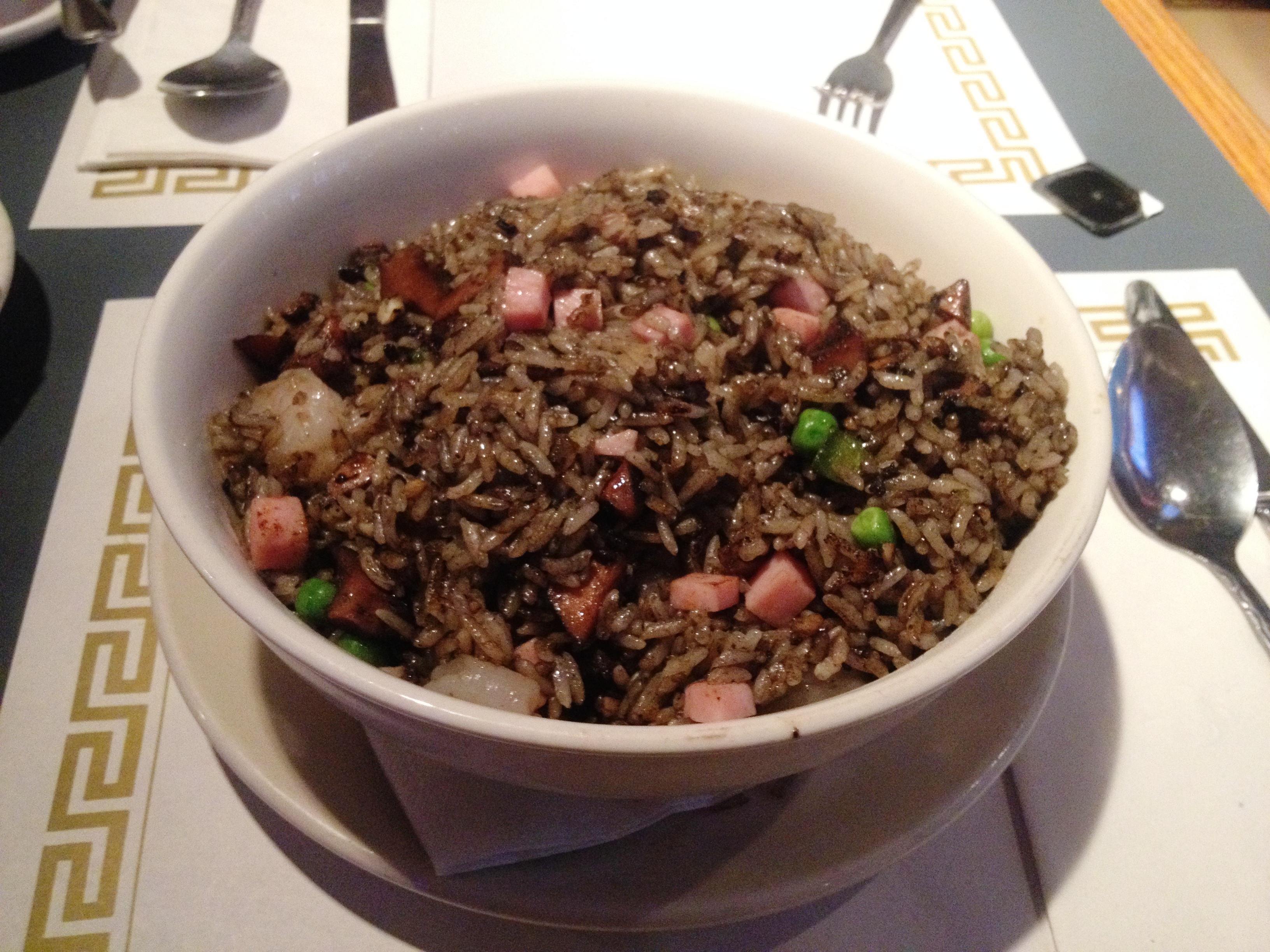 Squid ink fried rice -- a lifechanging experience.JPG