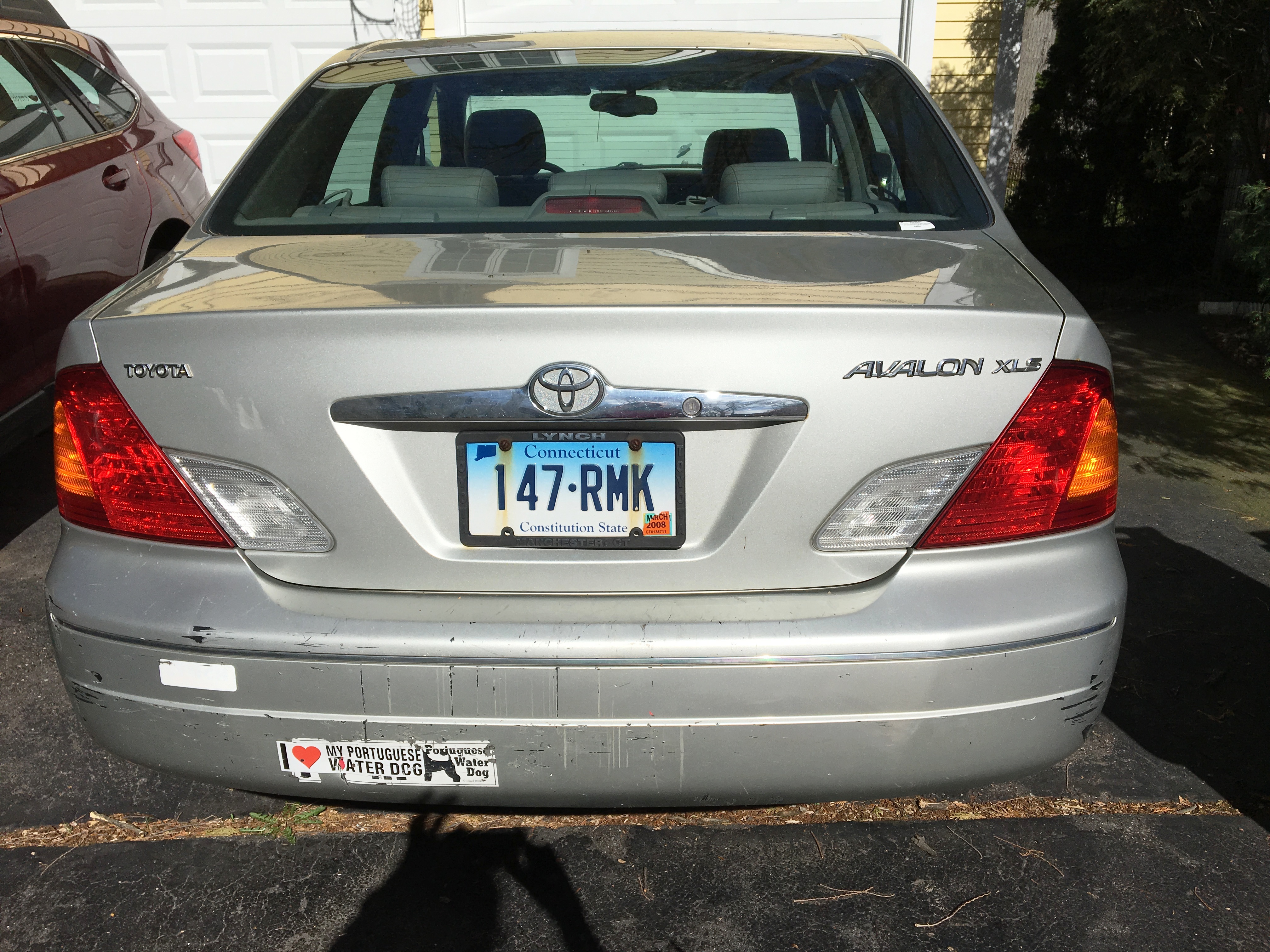 My 2002 Toyota Avalon rear view.JPG