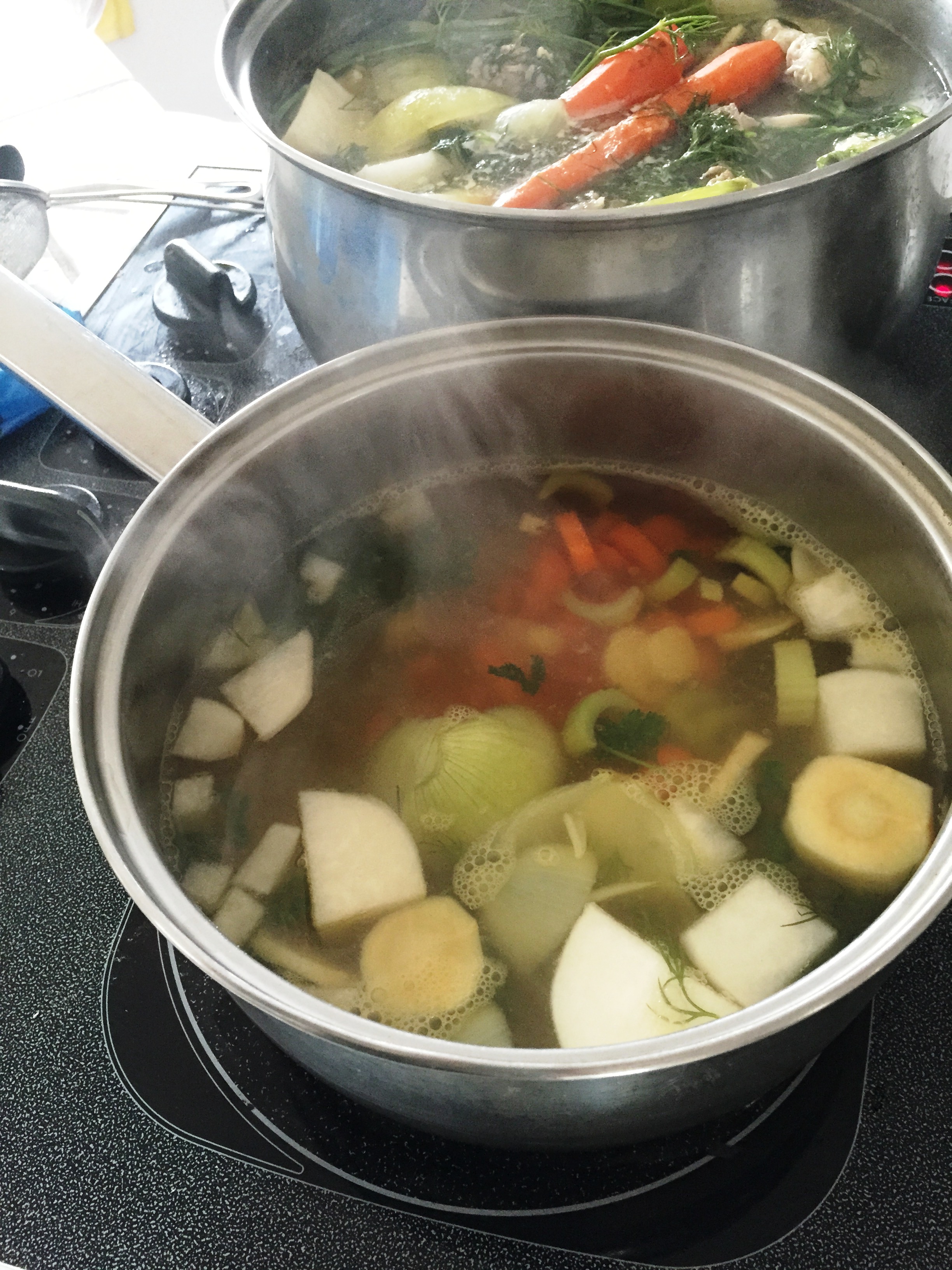 Veggie broth cooking.JPG